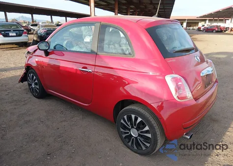 2012 Fiat 500 Pop from USA, damaged, VIN 3C3CFFAR1CT381087